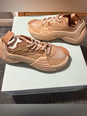 LANVIN FLASH X SNEAKER 38 color nude